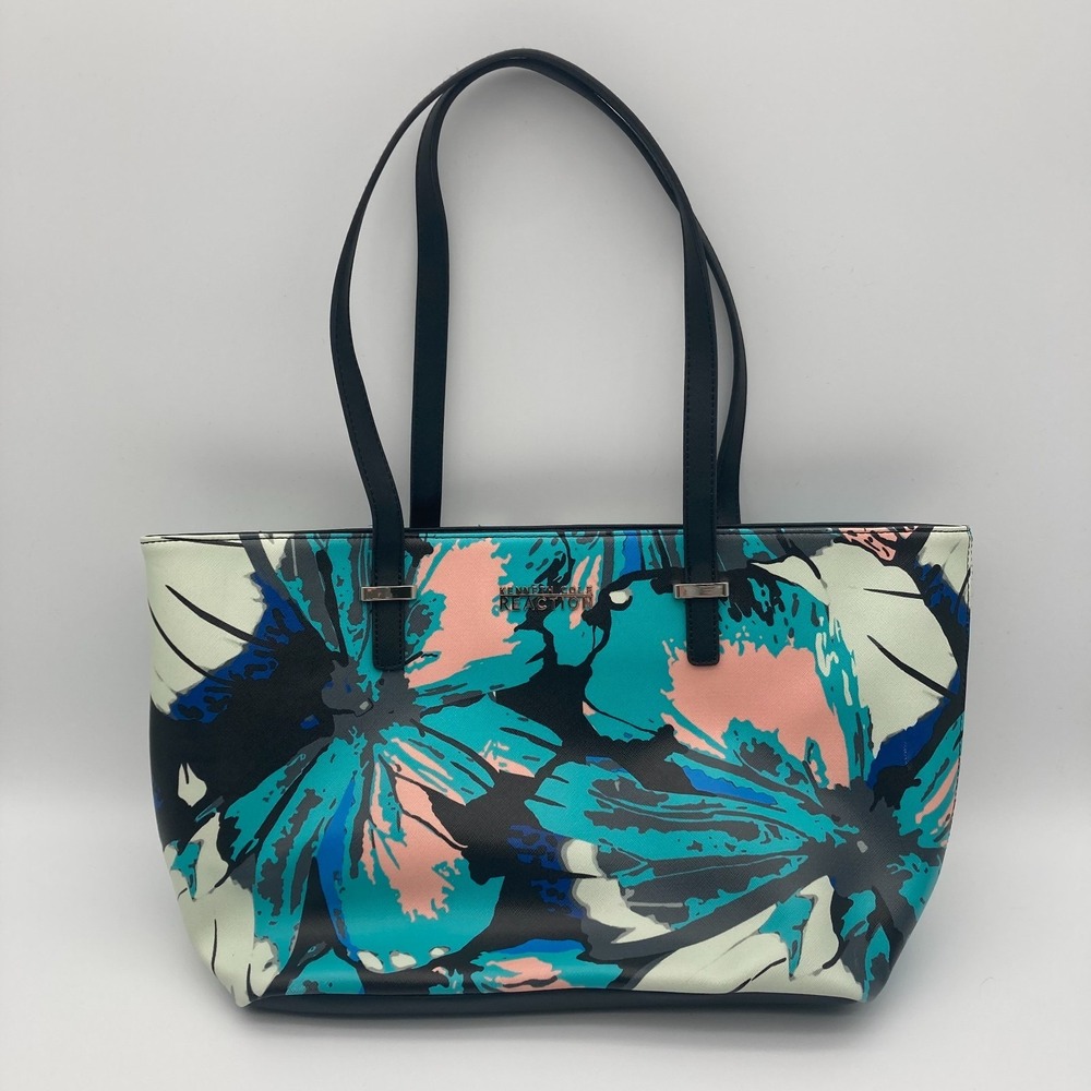 Kenneth Cole Reaction Floral Abstract Tote Bag